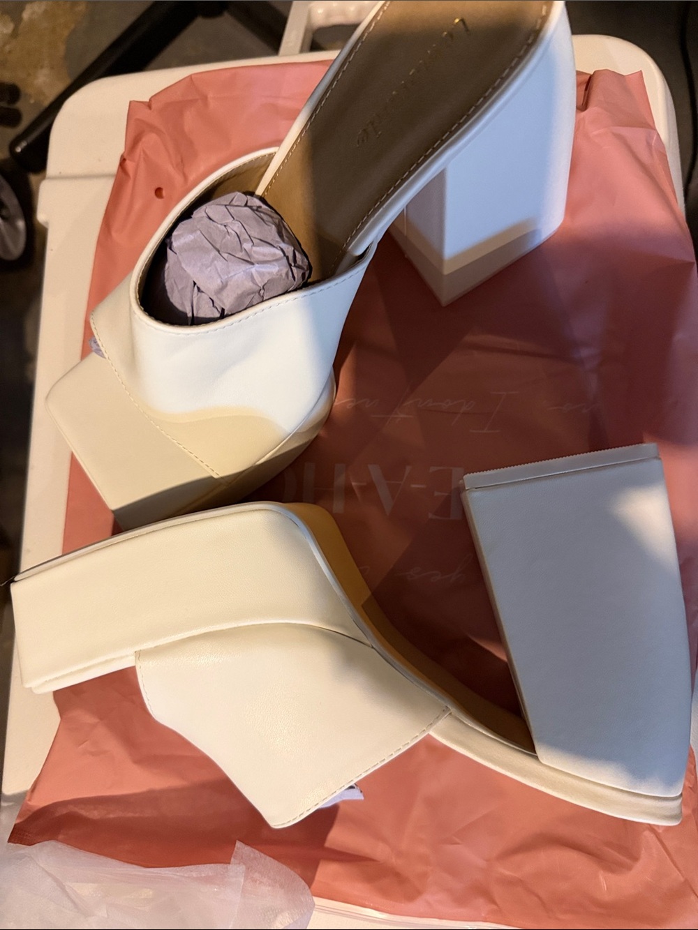 Platform block heel mules - Picture 5 of 5